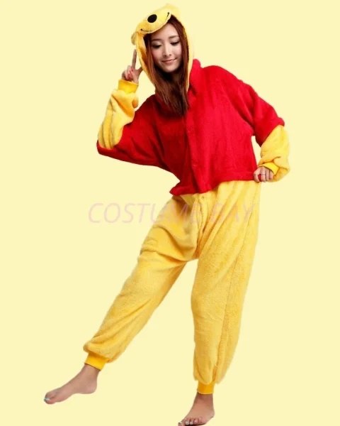 Winnie the Pooh Piglet Onesie Pajamas Costume